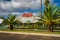 Badajoz, Spain - Coca-Cola sign on a closed Coca-Cola factory