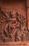 Badami cave sculptures of hindu gods carved on walls ancient stone art in details