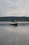 Baddeck, Nova Scotia, Canada: Small boats anchored in Bras dâ€™Or Lake on Cape Breton Island