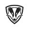 Badger logo template Isolated. Brand Identity. Icon Abstract Vector graphic