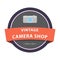 Badges and labels for camera shop with illustrator.