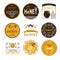Badges and labels design for bee design