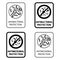 Badges for material with antimicrobial and antiviral protection. Antibacterial protection resistant to microorganisms product.