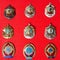Badges, military school,, collection