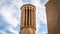 A badgir, wind catching tower in Yazd, Iran