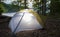 Badin Lake tent camping