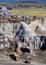 Badland formations in Petrified Forest National Park, Arizona