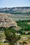 Badland Formations at Theodore Roosevelt NP