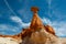 Badland and hoodoos at toadstool hoodoos site, Utah, USA