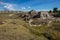 Badland and Red Deer River Canyon of Alberta Canada