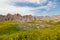 Badlands National Park Mountain Formations