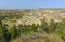 Badlands Panorama on a Summer Day