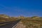 Badlands Roadway at Roosevelt National Park North Dakota