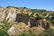 Badlands. Rocca Imperiale. Calabria. Italy.