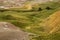 Badlands Rolling Hills of and Yellow Mounds South Dakota