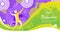 Badminton Player Athlete Sport Competition Colorful Banner