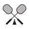 Badminton Rackets and Volant