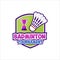 Badminton Tournament Design Vector Logo