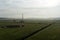 BADUNG/BALI-APRIL 14 2019: A landscape of Meteorological garden at Ngurah Rai Airport Bali in the morning when the sky full grey