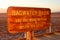 Badwater Basin Elevation Sign