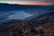 Badwater basin seen from Dante`s view, Death Valley, California,