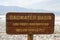 Badwater Basin sign