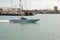 BAE Systems Stealth Boat in Portsmouth Harbour, Hampshire