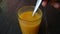 Bael or Aegle marmelos fruit juice.