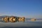 Bafa lake and Latmos city in Turkey