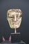 BAFTA, London, UK - June 19th 2018 : Bafta British Academy film and television awards award statue trophy on display stock