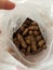 Bag of boiled peanuts