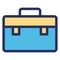 Bag, bookbag Isolated Vector Icon which can be easily modified or edited