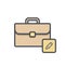 Bag, briefcase, business, edit, portfolio, suitcase, work icon