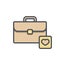 Bag, briefcase, business, favorites, portfolio, suitcase, work icon