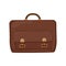 bag briefcase color icon vector illustration