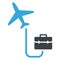 Bag, business tour Vector icon which can easily modify