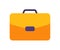 Bag case briefcase single isolated icon with flat style