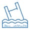Bag Junk Flotsam In Ocean doodle icon hand drawn illustration