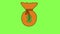 Bag, money, wealth, investment, finance. Logo on green chroma key background video 4k looped