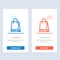 Bag, Shopping, Canada  Blue and Red Download and Buy Now web Widget Card Template