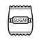 Bag of sugar icon