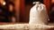 A bag of wholesome goodness rests on a rustic wooden table