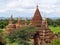 Bagan Buddhist temples panorama