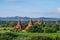 Bagan pagodas and temples in a beautiful morning, Bagan ancient