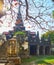 Bagaya Monastery from its garden, Ava, Myanmar