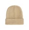 Bage beanie winter hat isolated on white background with clipping path.