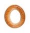 Bagel on a white background