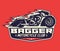 Bagger Motorcycle badge