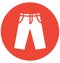 Baggy trouser Isolated Vector Icon that can be easily modified or edit