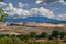 Bagno Vignoni, Tuscany, Italy. August 2020. The amazing Tuscan countryside: the photo highlights the cypress-lined avenue of a